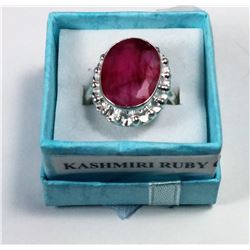 KASMIRI RUBY RING