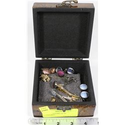 SET OF 6 CUFFLINKS & TIE ACCESSORIES