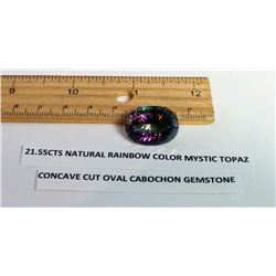 NATURAL RAINBOW MYSTIC TOPAZ GEMSTONE