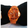 Image 1 : NEW ICE ORANGE GEL WATCH