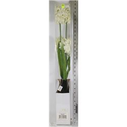 LIGHT UP ARTIFICIAL FLOWER ARRANGEMENT IN VASE