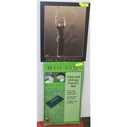 NEW GOLF MIKE WEIR CHIP & DRIVING PRACTICE MAT