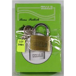 CASE OF 12 40MM BRASS PADLOCK