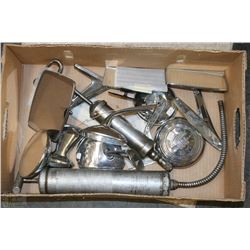 FLAT OF VINTAGE CAR PARTS 1930'S -1950'S