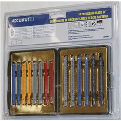 NEW ACCUKUT 14PC JIGSAW BLADE SET