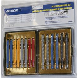 NEW ACCUKUT 14PC JIGSAW BLADE SET