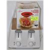 Image 1 : NEW 4 WIDE SLICE TOASTER &MICRO POP POPCORN