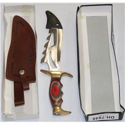 13" GATOR BACK STAINLESS STEEL BLADE