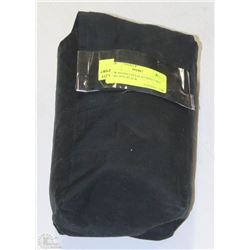 NEW MAINSTAYS FLAT SHEET SET ,KING SIZE, BLACK