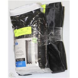 NEW MAINSTAYS 84INCH ROD POCKET WINDOW PANELS