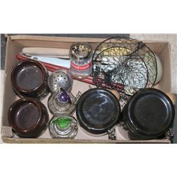 BOX OF KITCHEN MISC.