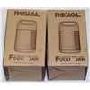 Image 1 : LOT OF 2 ROYAL FOOD JARS