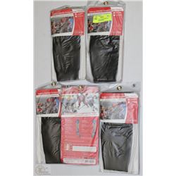 NEW LOT OF 5 UNISEX MEDICAL GRADE COMPRESSION
