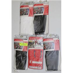 NEW LOT OF 5 UNISEX MEDICAL GRADE COMPRESSION