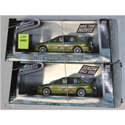 2 NEW FAST AND FURIOUS BRIAN'S 2002 MITSUBISHI