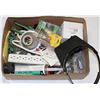 Image 1 : BOX WITH  ASSORTED TOOLS, DOOR KNOB SET, POWER