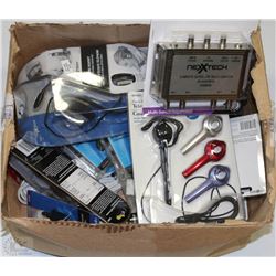 BOX OF ASSORTED ELECTRONICS INCLUDING,