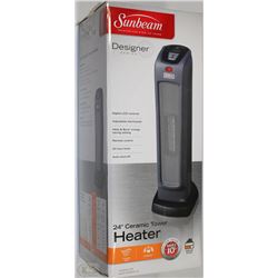 NEW SUNBEAM DESIGNER SERIES 24" CERAMIC TOWER