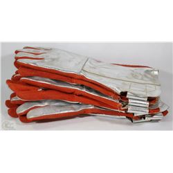 LOT OF 3 HEAVY DUTY WELDING GLOVES