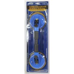 NEW 4 1/2" HEAVY DUTY DOUBLE VACUUM CUP