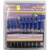 Image 1 : NEW 10PC METRIC T-HANDLE ALLEN KEY SET