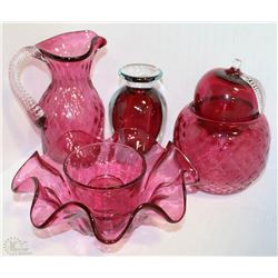 FLAT OF ESTATE GLASSWARE