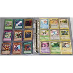 ALBUM OF 125 POKÉMON & 75 YU-GI-OH TRADING CARDS