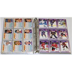 BINDER OF 91-92 SCORE HOCKEY CARDS