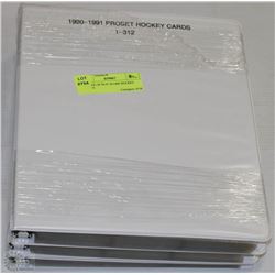 BINDER OF 90-91 SCORE HOCKEY CARDS