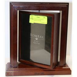 BOMBAY EXCELSIOR SWIVEL CLOCK & PHOTO FRAME