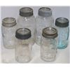 Image 1 : ESTATE FLAT OF VINTAGE JARS WITH LIDS