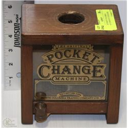 VINTAGE NORTH COLUMBIA TRADING COMPANY COIN BANK