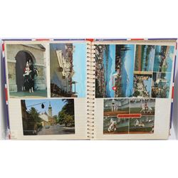 ALBUM OF 56 VINTAGE EUROPEAN POST CARDS