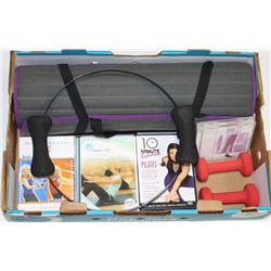 BOX W/11 WORKOUT DISKS & WORKOUT