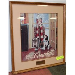 VINTAGE 1993 CAMPBELLS PICTURE 12W X 19H