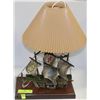 Image 1 : VINTAGE GILBERT SOFTLITE PIRATE SHIP EXPLORER LAMP