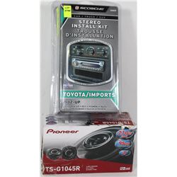 SCOSCHE STEREO INSTALL KIT AND PIONEER 2 WAY