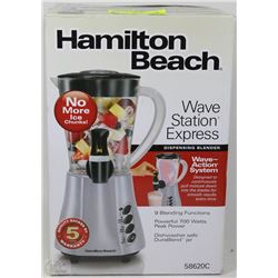 HAMILTON BEACH WAVE EXPRESS DISPENSING BLENDER