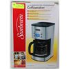 Image 1 : SUNBEAM 12 CUP STAINLESS STEEL COFFEE MAKER IN
