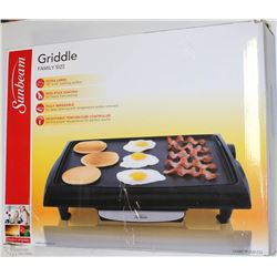 SUNBEAM FAMILY SIZE GRIDDLE 18"X14" COOKING