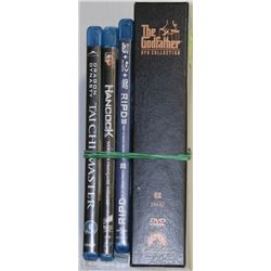 THE GODFATHER DVD COLLECTION & 3 BLU-RAY MOVIES