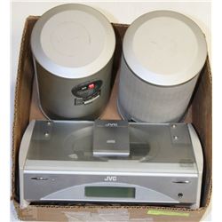 BOX W/JVC COMPACT COMPONENT CD/RADIO