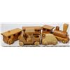 Image 1 : HANDMADE WOODEN TRAIN SET & MORE