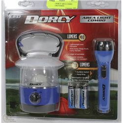 NEW LED DORCY AREA COMBO LIGHT W/ BATTERIES