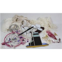 SHOE BOX OF ESTATE ITEMS