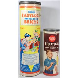 VINTAGE GILBERT ERECTOR YOUNG BUILDERS SET #1002