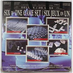 DELUXE SIX IN ONE GAME SET