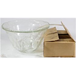 INDIANA GLASS CO PRINCESS 18PC CRYSTAL PUNCH SET