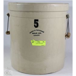 MEDALTA 5GAL CROCK WITH HANDLES