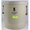 Image 1 : MEDALTA 5GAL CROCK WITH HANDLES